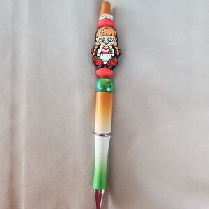 SCARY ANNABELLE BEADED PEN